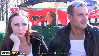 Young girl in out door porn movie
