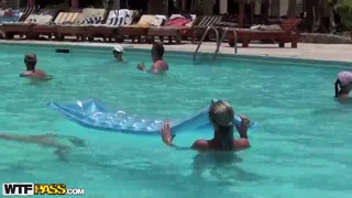 Drunk babes gets naked