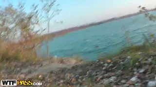 Out door ass fuck with teen chick