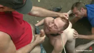 Lazy employee abused and humiliated by coworkers at Stompers Boots