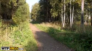 Hot pick up fucking in the forest